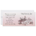 Vintage Pink Baby Shower invitations by StarStock Vintage Pink Baby Shower invitations