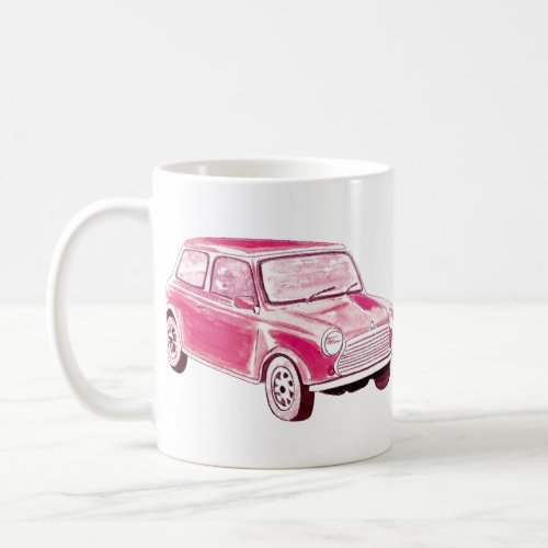Vintage Pink Car mug