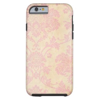 Vintage Pink Damask iPhone 6 Case