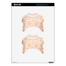 Vintage Pink Damask Xbox 360 Controller Decal