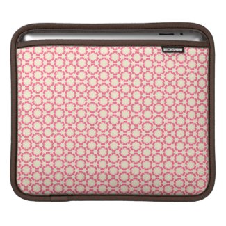 Vintage Pink Floral Design iPad Case rickshaw_sleeve