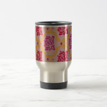 Vintage  Pink Floral Mug