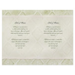 Vintage Pink Hydrangea Formal Wedding Program flyers