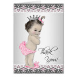 Vintage Pink Princess Baby Shower Thank You Cards | Zazzle