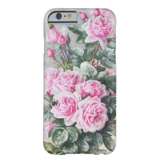 Vintage Pink Roses Bouquet iPhone 6 Case