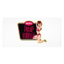 Vintage Pinup Girl Photo Greeting Card