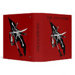 Vintage Pirate Arms Flag and Weapons Vinyl Binders