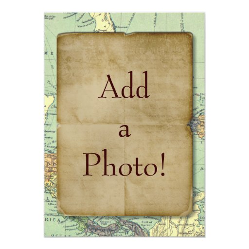 Vintage Pirate Map Invitation