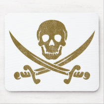 Vintage Pirate Mouse Pads
