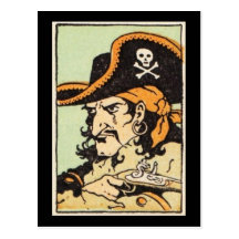 Vintage Pirate Postcard
