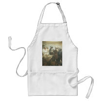 Vintage Pirates Preparing for the Mutiny, NC Wyeth Apron