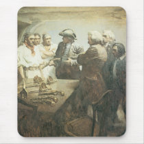 Vintage Pirates Preparing for the Mutiny, NC Wyeth Mousepads