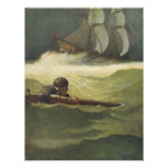 Vintage Pirates; Wreck of the Covenant, NC Wyeth Personalized Announcements