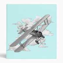 Vintage Plane Binder