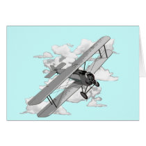 Vintage Plane cards by packratgraphics Vintage Plane cards