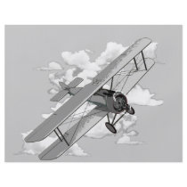 Vintage Plane Flyer