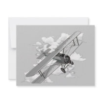 Vintage Plane Custom Announcement