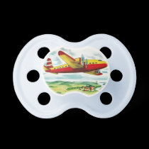 vintage plane pacifier pacifiers