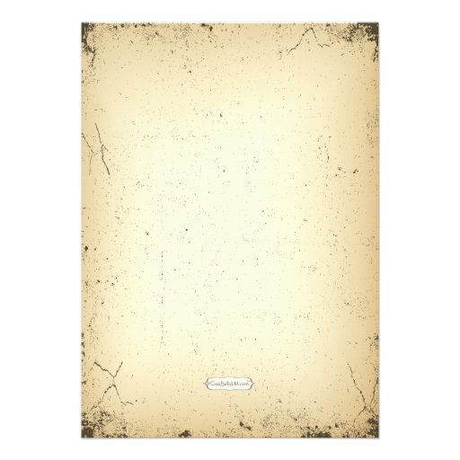 Vintage Playbill Storyline Formal Wedding Invite 2