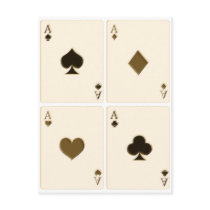 Vintage Playing Cards Post Cards