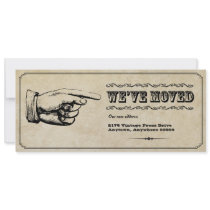 Vintage Pointer Moving Announcement