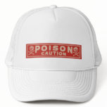 Vintage Poison Label Trucker Hats