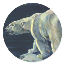 Vintage Polar Bear stickers by YesterdayCafe Vintage Polar Bear stickers