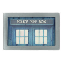 Vintage Police phone Public Call Box Belt Buckle