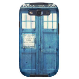 Vintage Police phone Public Call Box Galaxy SIII Cases