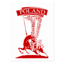 Vintage Polish Winged Hussar postcards