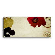 Vintage poppies Envelope