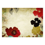 Vintage poppies Invitation