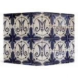 Vintage portuguese azulejo binder