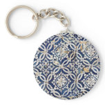 Vintage Portuguese Azulejo Key Chains