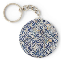 Vintage Portuguese Azulejo Key Chains