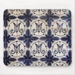 Vintage portuguese azulejo mousepads
