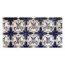 Vintage portuguese azulejo photo card