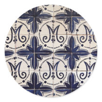 Vintage portuguese azulejo sticker