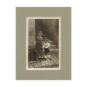 Vintage Postcard - Boy and Girl by oldcards Vintage Postcard - Boy and Girl