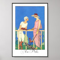 Vintage Poster - Au Polo