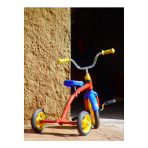 Vintage Poster Child's Tricycle Bike posters by Topteevintage Vintage Poster Child's Tricycle Bike posters