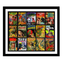 Vintage Poster Comic Book Covers Collage 15A posters by Zazzle_Vintage Vintage Poster Comic Book Covers Collage 15A posters