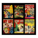 Vintage Poster Comic Book Covers Love Stories posters by Zazzle_Vintage Vintage Poster Comic Book Covers Love Stories posters