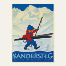 Vintage Poster from the Swiss Alps posters