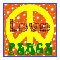 Vintage Poster Love Peace Hippie Peace Sign 60s 70 posters by Topteevintage Vintage Poster Love Peace Hippie Peace Sign 60s 70 posters