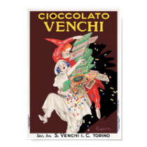 Vintage Poster Print: Cioccolato - Chocolates by VintageCabaret Vintage Poster Print: Cioccolato - Chocolates