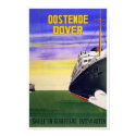 Vintage Poster Print Oostende Dover