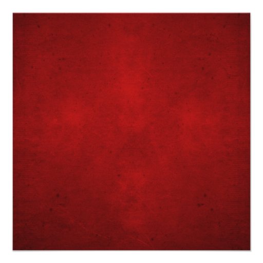 Vintage Poster Red & Silver Square Wedding Invite