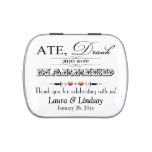 Vintage Poster Style Wedding Favor Candy Tin at Zazzle