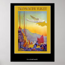 Vintage Poster Transpacific Flights posters